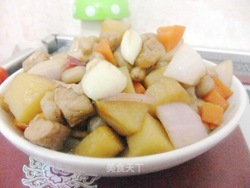 Potato and Peanut Pork recipe