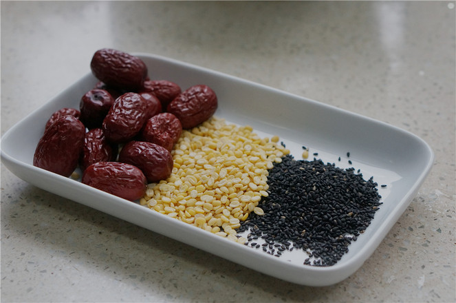 Red Date Sesame Green Pulp recipe