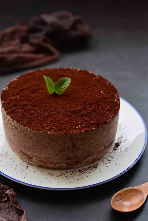 Cocoa Peach Mousse Cake recipe