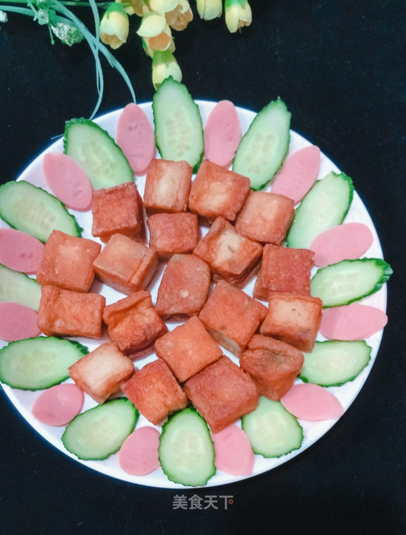 Fried Fish Tofu recipe
