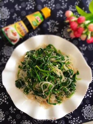 [shandong] Spinach Mixed with Vermicelli recipe