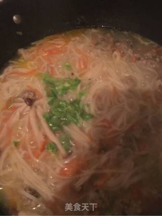 Seafood Meatball Noodle recipe