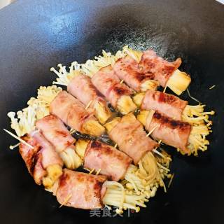 Bacon Enoki Mushroom recipe