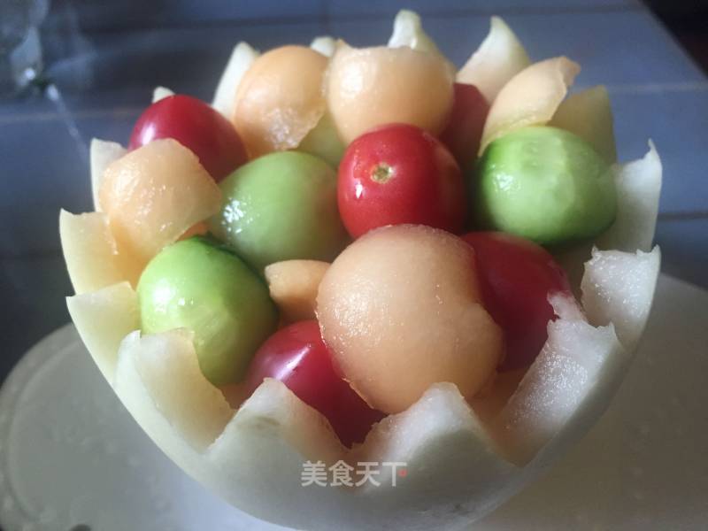 Multicolored Fruit Balls recipe