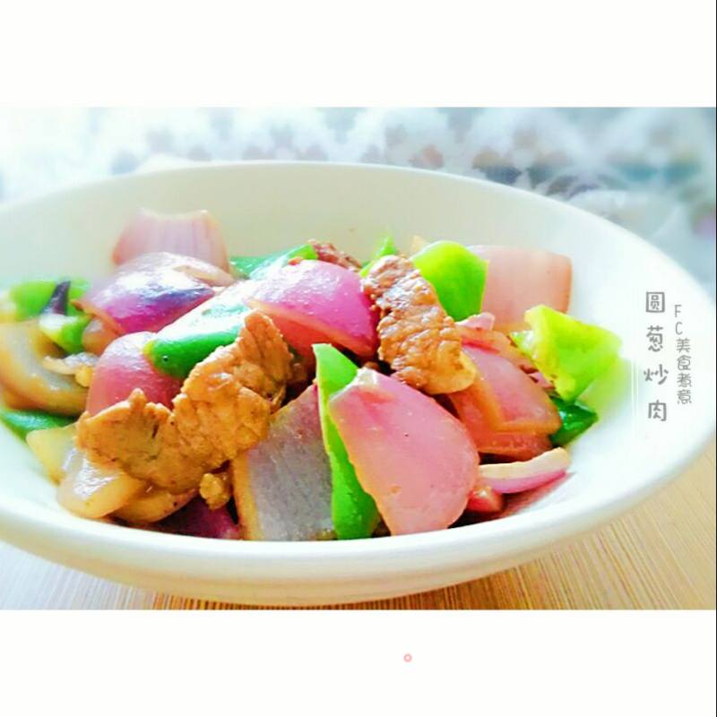 Fried Pork with Green Onions recipe