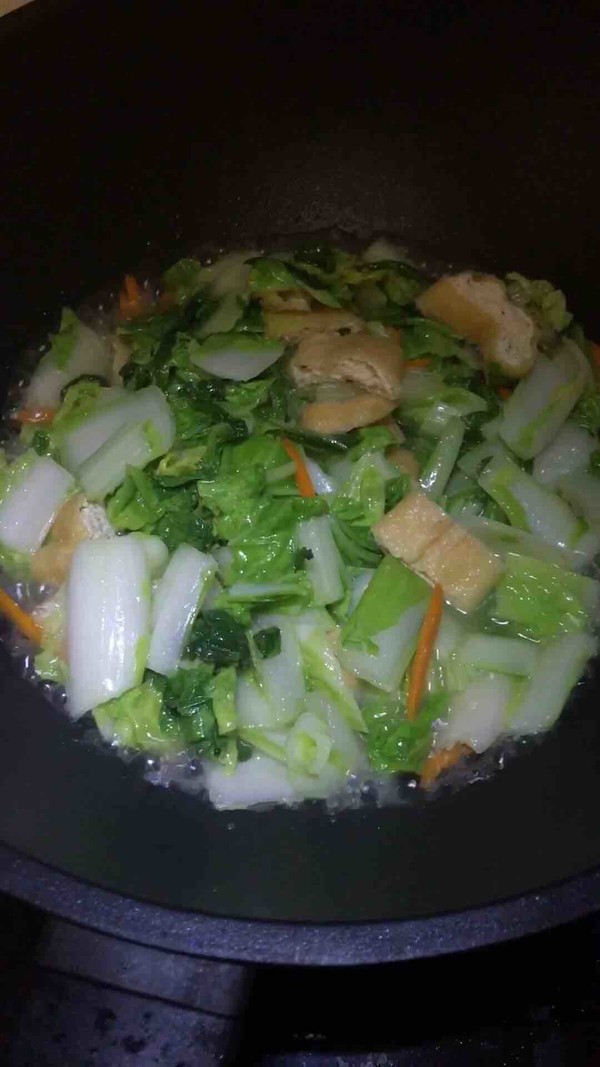 Stir-fried Zizania with Tofu in Oil recipe