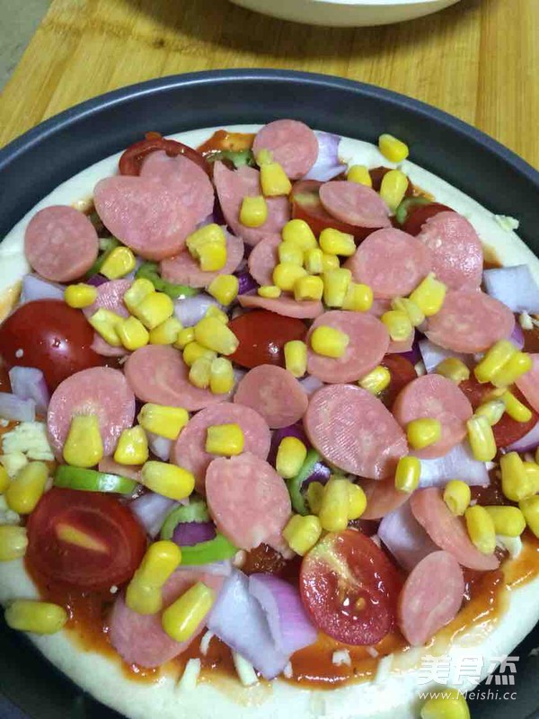 Ham Pizza recipe