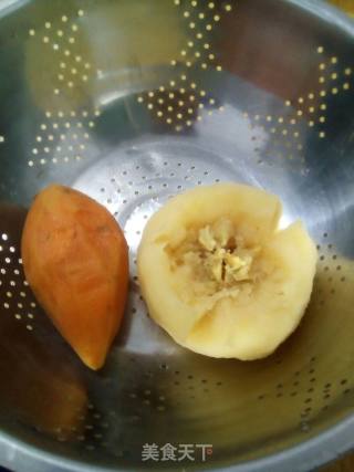 Creative Afternoon Tea---sweet Potato and Apple Cup recipe