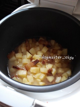 Bacon and Potato Braised Rice recipe