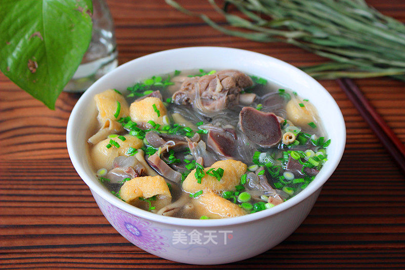 Duck Mixed Vermicelli Soup recipe