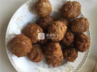 Meat Ball with Soy Sauce recipe