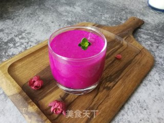 Dragon Fruit Flavored Milk recipe