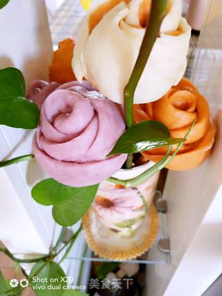 Rose Buns Bouquet recipe