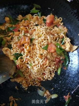 #快手懒人饭#fried Instant Noodles recipe