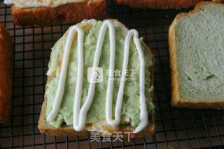 #aca烤明星大赛#avocado Sandwich recipe