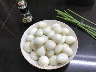 Quail Eggs with Scallion Oil recipe