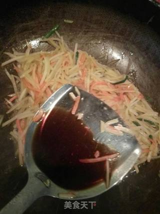 Garlic Potato Shreds recipe