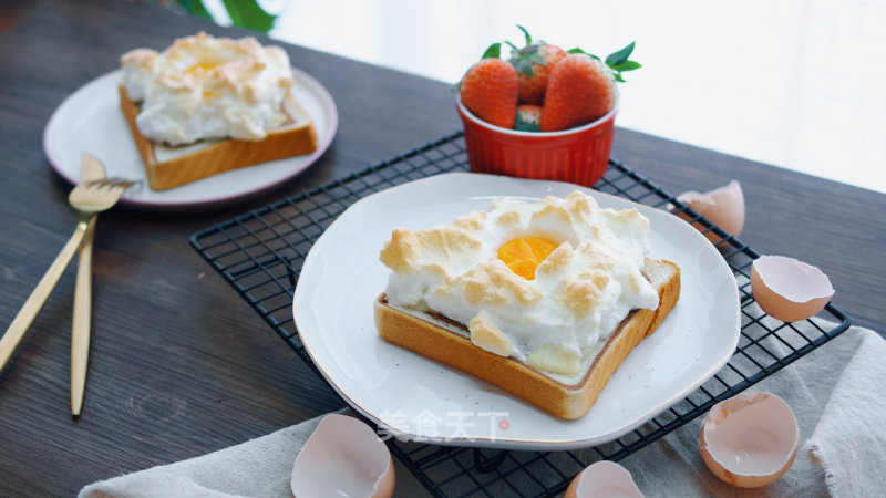 Fired Cloud Toast【first Taste Diary】 recipe