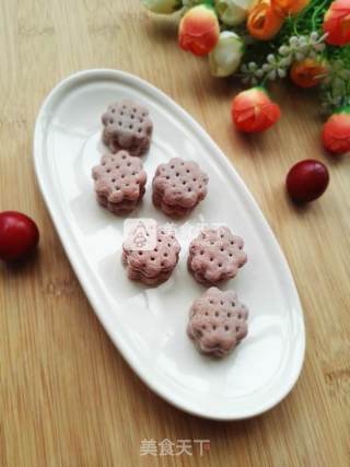 #aca烤明星大赛#purple Sweet Potato Soda Biscuits recipe