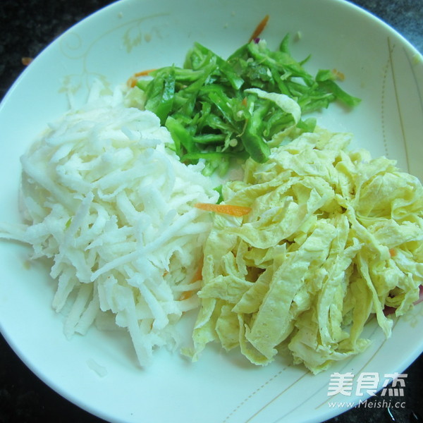 Cold Potato Egg Shreds recipe