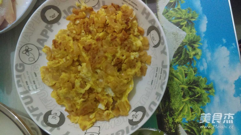 Dried Radish Omelette recipe