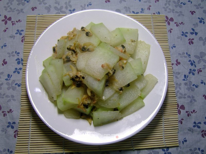 Fried Winter Melon with Clams recipe