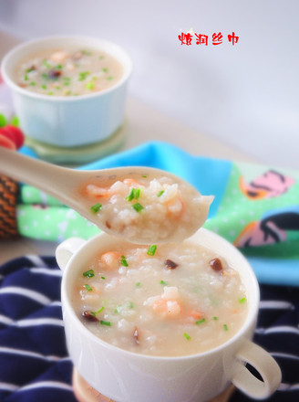 Shrimp and Mushroom Congee recipe