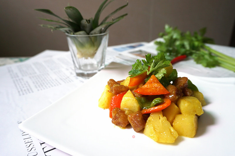 Curry Pineapple Meat recipe