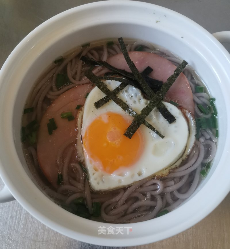 Japanese Style Konbu Dashi Soba Noodles recipe