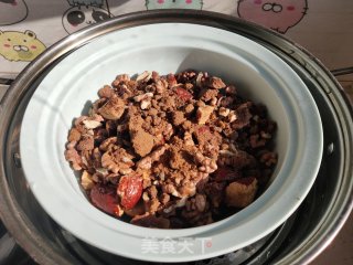 Steamed Walnuts with Red Dates recipe