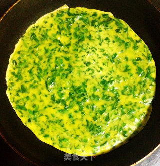 Celery Leaf Omelette recipe