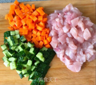 Diced Pork Noodles recipe