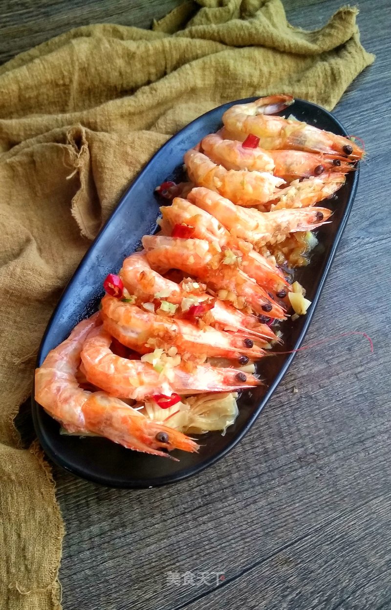 Steamed Shrimp with Yuba