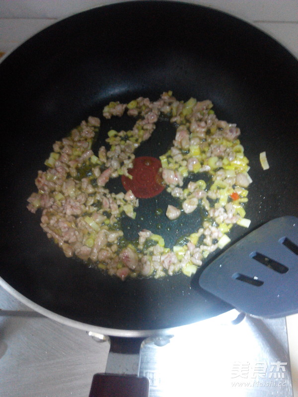 Steamed Tofu with Minced Meat recipe