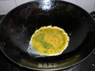 Scrambled Eggs with Chopped Green Onion recipe