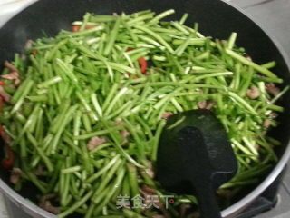 Stir-fried Shredded Pork with Artemisia recipe