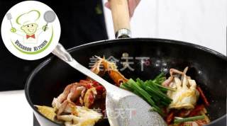 Spicy Fried King Crab recipe