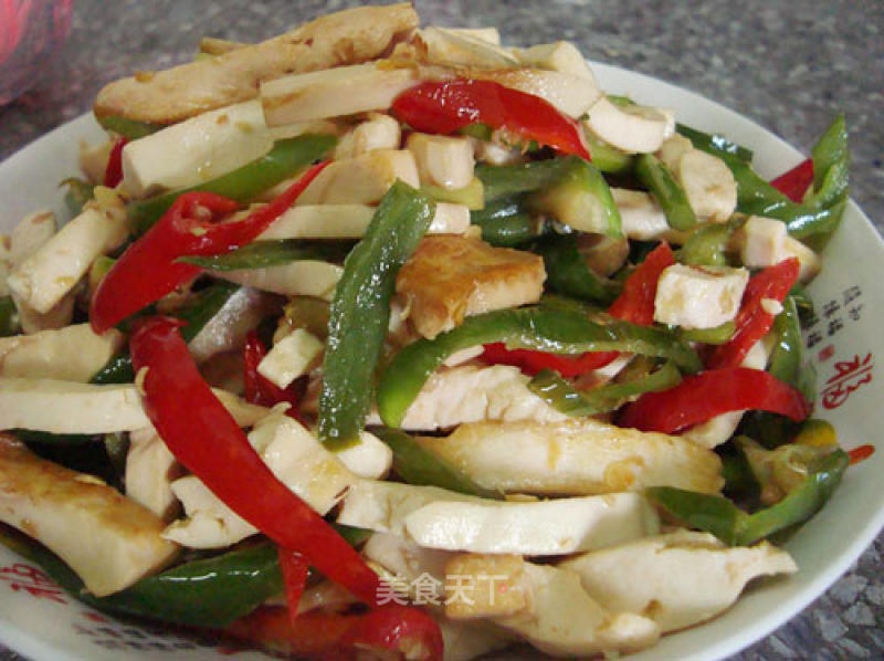 Vegetarian Fried White Bean Curd recipe