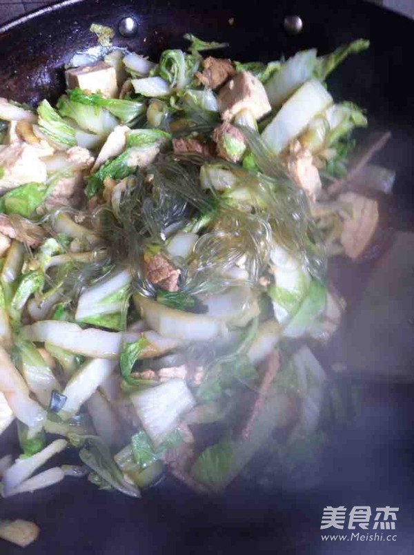 Pork and Cabbage Stewed Vermicelli recipe