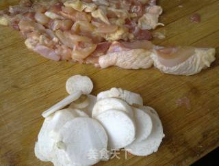 Fried Chicken Thighs with Eryngii Mushrooms recipe