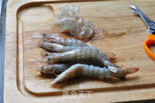 Grilled Prawns with Tomato Sauce and Bacon recipe