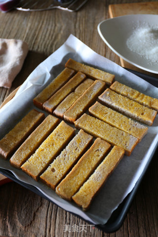 Toast Sticks with Butter recipe