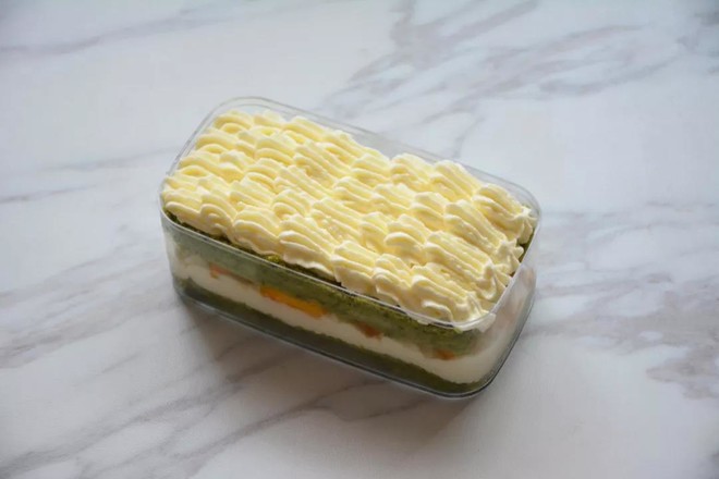 Matcha Mango Box Cake recipe