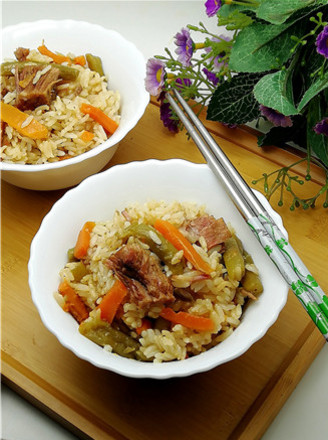 Stewed Beef Rice with Germ Rice