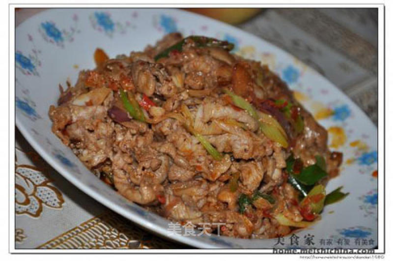 Stir-fried Lamb with Double Scallions recipe