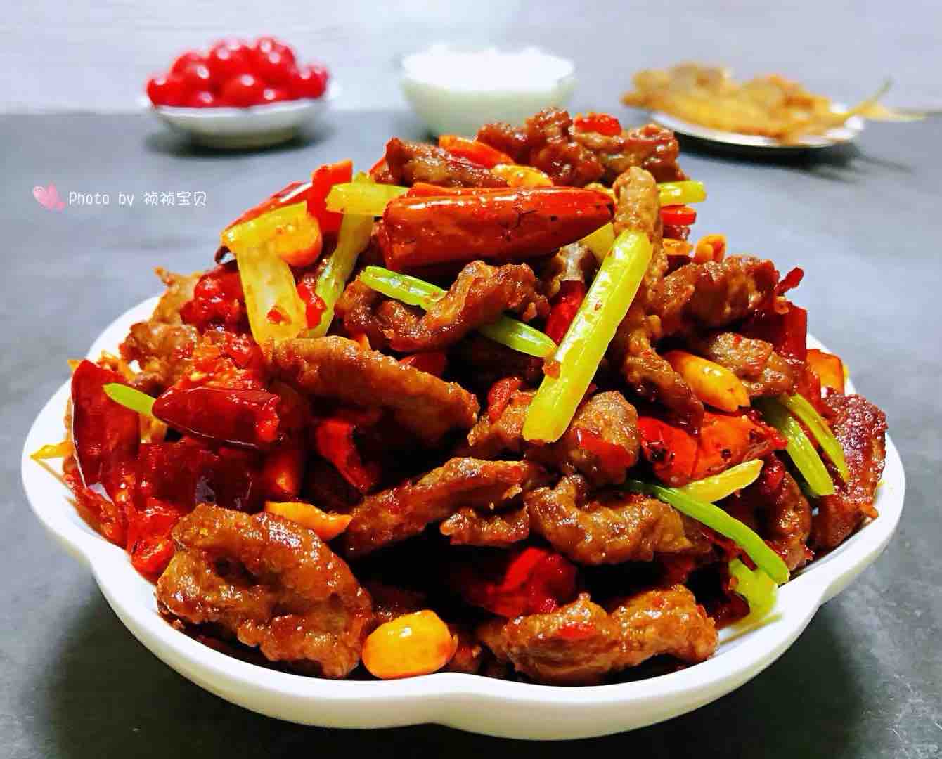 Stir-fried Celery with Crispy Beef recipe