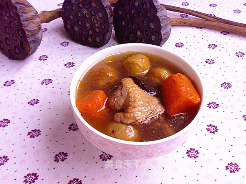 Eucommia Chestnut Chicken Soup