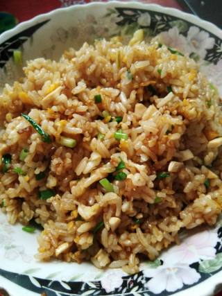 Salted Duck Egg Fried Rice recipe