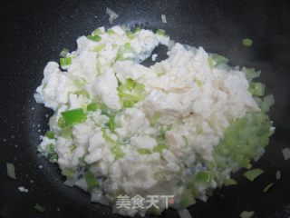 Scallion Egg Tofu recipe