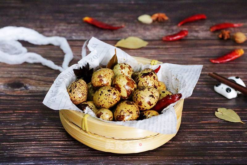 Spiced Tea Quail Eggs recipe